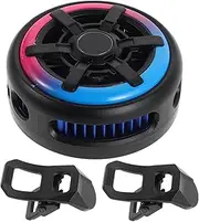 ULDIGI Magnetic Phone Cooler Portable Cell Phone Cooling Fan Rgb Lights for Gaming Real Temperature Display