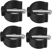 4Pcs Adjustable Latch Clamp for Tube Walking Canes and Crutches Secure Bathroom Handrail Clips Replacement Pin Lock Non for Enhanced Stability