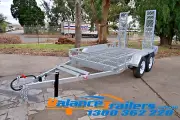 10×6 Heavy Duty Fully Welded Tandem Plant Trailer With Drop Down Ramp ATM 3500KG
