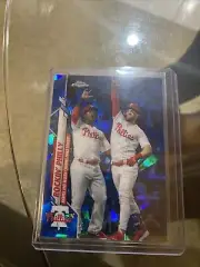 2020 Topps Chrome Update Sapphire Rockin Philly Bryce Harper U-74