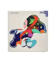 Limited Edition KAWS NGV Snoopy Peanuts Stay Steady Jigsaw Puzzle Art Toy