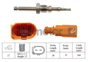 Exhaust Temperature Sensor fits AUDI A4 B9 3.0D After DPF 15 to 18 Intermotor