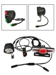 Bafang Mid-drive front and rear lights, support horn/turning light/braking light