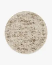 245' Round | Machine Washable Runner Rug | Kid & Pet Friendly | Indoor Rug | Sarrah Hazel Rug | Ruggable