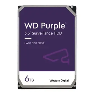 WD 威騰 紫標 3.5吋 內接硬碟 1TB 2TB 4TB 6TB 256M 3年保 監控硬碟