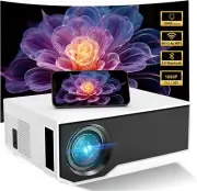 CoolEeve GC05 Projector: 1080P HD, WiFi & Bluetooth, + Towond 150" Screen BEST