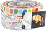 Back To School Moda Jelly Roll 40 100% Cotton 2.5" Precut Fabric Strips