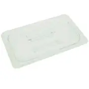Thunder Group PLPA7140C 1/4 Size Clear Polycarbonate Solid Food Pan Lid