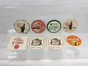 Coca-Cola 8 Coasters Sprite Boy Canada Dry Empties In The Rack