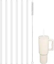 KLOWOAH Replacement Straws Compatible with Simple Modern 40 oz Tumbler,BPA-Free and Durable (Pack of 6)