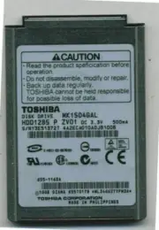 LOT OF 5 Toshiba 10GB 4200 RPM,1.8" HDD MK1504GAL for iPod classic 2nd Gen