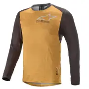 Alpinestars Alps 6.0 V2 Long Sleeve Jersey - Black Size M / Tangerine