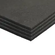 4pcs*15mm Rubber Flooring Gym Mats 1m*1m