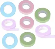 HONMEET Adhesive Eyelash Tapes 8 Rolls Non-Slip Fabric Tape for Lash Planting for Eyelash Extensions