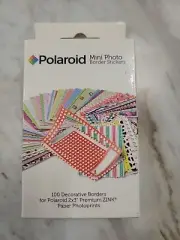 New Sealed Polaroid 2x3 Border Stickers for POP Camera Scrapbooking