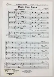 Plenty Good Room SATB Divisi A Cappella Sheet Music By Gene Thomas Music Group