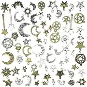 [COHEALI] Star Spacer Beads Set Jewelry Making Kit Diy Pendants Charms for Necklace Bracelet