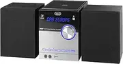 Trevi HCX 10D8 Dab Stereo HiFi with Dab/Dab+ and FM with RDS, Alphanumeric LCD Display, Bluetooth, CD, MP3, USB, AUX-in, Auto Memory Function, Black