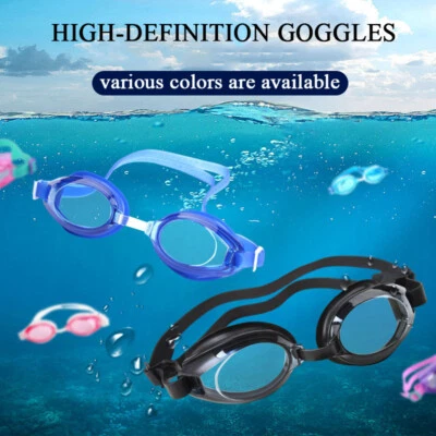 Swimming Goggles Adjustable Anti-UV Anti-Fog Swim Glasses For Adult Men Women