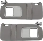 Pizgear for Toyota, for Camry 2007-2011 Car Sun Visor Sunvisor Shade Panel with Sunroof Light Makeup Mirror 74310-06750-E0 Car Sun Visor(Gray Left-Right)