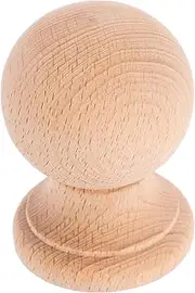 STOBAZA Wood Finials Unfinished Flagpole Finial Wooden Finials and Spindles for Crafts, Furniture Making