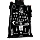 Gothic Occult Fleece Blanket - Ouija Board - Cosy