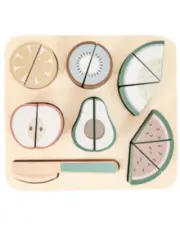 Children's Colourful Food Cutting Puzzle Activity Toy