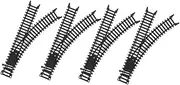 Train Set Accessories Straight Tracks Expansion Train Track Adapters for Boys and Girls Educational Toys Bridge