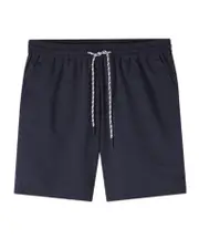 A.P.C. Drawstring Straight-Hem Shorts S,L,M navy blue