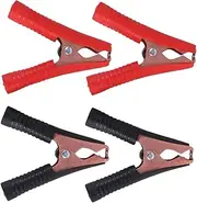 Wide Application Battery Cable Connectors 4pcs Alligator Clips for Car Battery Maintenance Automotive Battery Accessories