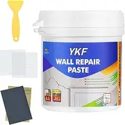 YKF Drywall Patch Repair Kit, 18 Oz Spackle Wall Repair Putty Paste with Scraper, Wall Mending Agent, Quick and Easy Solution to Fill Wall Surface Holes, Crack Damages, Plaster Dent & Wood Scratch