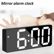 Digital Alarm Clock 6 3" LED Mirror Electronic Clocks with Snooze Date..