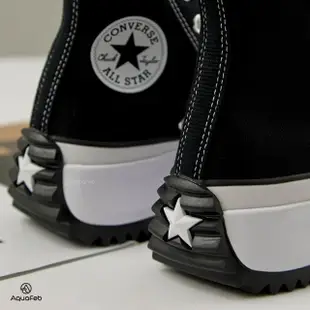 【CONVERSE】Run Star Hike 男鞋 女鞋 黑白色 鋸齒 厚底 非JW聯名款 休閒鞋 166800C