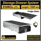 Drawer System Storage Cargo Rear Drawer 130cm with Fridge Slide Universal Lockab