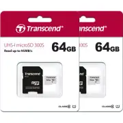 2 x Transcend 64GB Micro SD Memory for Samsung S9 S10 S10+, LG G8 V50