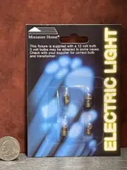 Dollhouse Miniature Electric 3V Light Bulbs 1:12 inch scale E15 Dollys Gallery