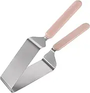 Triangle Professional Cake Cutter Tongs | -Purpose Cake Divider and Server, Stainless Steel Baking Tool for Neat Slices, Pie Serving, Dessert Plates, or Home Kitchen Use
