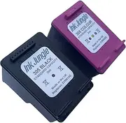 Ink Jungle 305 Black & Colour Refilled Ink Cartridges For HP DeskJet 2710 2710e 2720 2720e 2721 2721e 2722 2722e 2723 2724 4110e 4120e 4122e 4130e HP DeskJet Plus 4110 4120 4122 4130 Printer