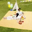 Camping Mat Plaid Cloth Anti-dirty Nature Hike Camping Cloth Blanket Ultra-light