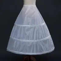 在飛比找蝦皮購物優惠-婚紗禮服表演服白色內襯3圈外紗襯裙婚紗表演服裝配飾裙撐白色內