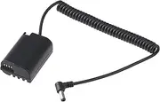 [Hersmay] DMW-BLK22 Dummy Battery for Panasonic Lumix GH6, GH5 II, DC-S5, S5 II, S5 IIX Digital Cameras (DC Adapter)