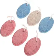 Foot Exfoliating Tool Set 6 Pumice Stones for Callus Removal Dead Skin Remover Foot Massage Scraping Pedicure Accessories