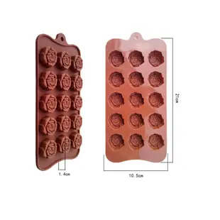 【嚴選&現貨】玫瑰花造型矽膠模 蛋糕矽膠模 巧克力模 餅乾模 果凍模 手工皂模 玫瑰矽膠模 烘焙工具
