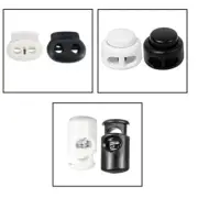 Spring Loaded Plastic Adjustable Drawstring Toggle Cord Locks Clothing Shoelace