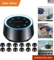 Sleep Sound Machine White Noise with 30 Sounds 12 Night Lights 32 Volume