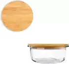 1 Pack Wooden Replacement Lids for Pyrex 4-Cup 7201 Glass Bowls - Bpa-Free round