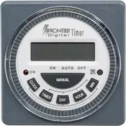 Nidac 7-Day Programmable Time Switch Controller Versatile DC Digital LCD Timer