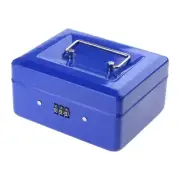 Cash Box with Money Tray Security Box Metal Safe Box for Money Jewelry