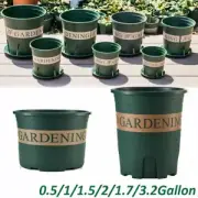 Plastic Plant Flower Pots Nursery Planting Pot Container & Plants Garden Decor