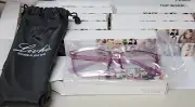 LIVHO Blue Light Blocking Glasses Computer Anti Eyestrain & UV Glare Purple